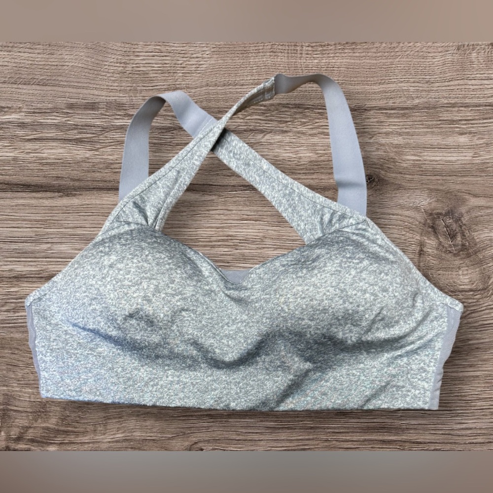 NWT Victorias Secret Pink Crossover Bra SZ S Gray